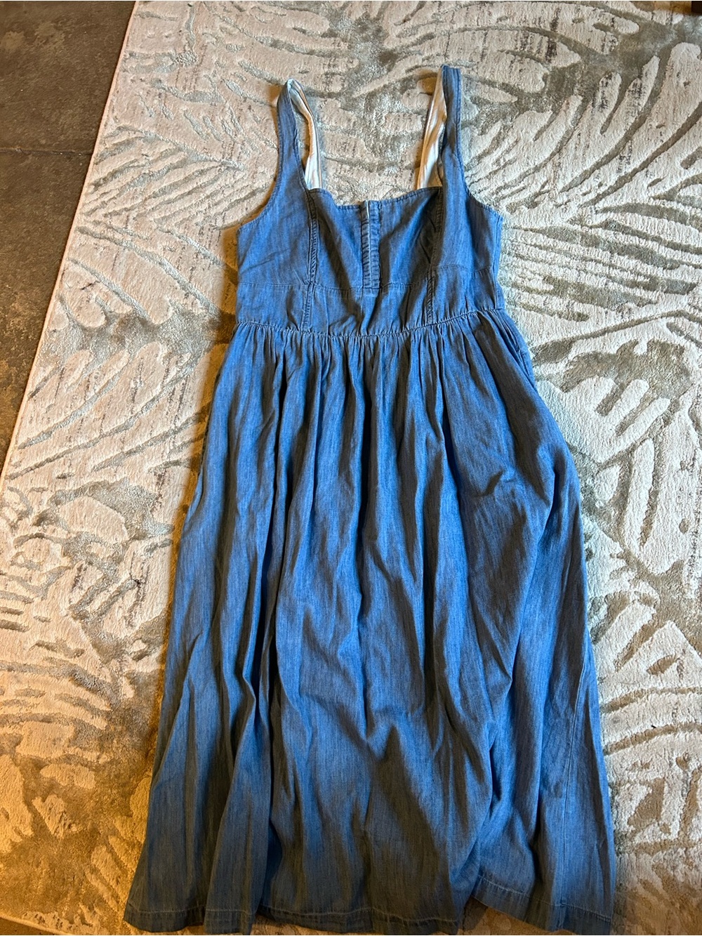 aerie Blue denim look dress